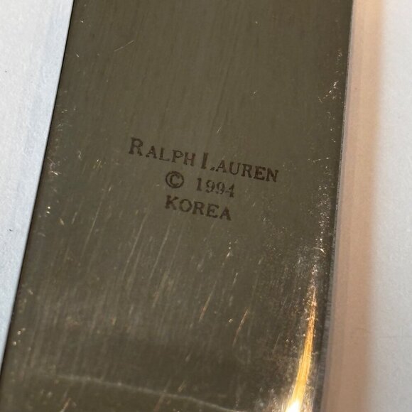 Ralph Lauren Modernistic Atlantique1994 Dinner Knife Stainless Steel - Picture 4 of 5